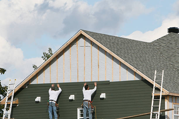 Professional Emergency Siding Repair technician working in Mocksville, NC